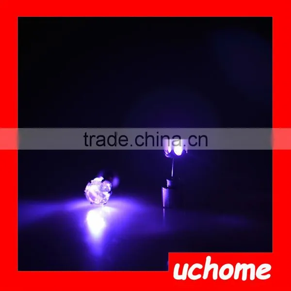 UCHOME Fashion Party Club Multi-Color Led Earrings,Wholesale Light Up Led Stud Earrings photo-3