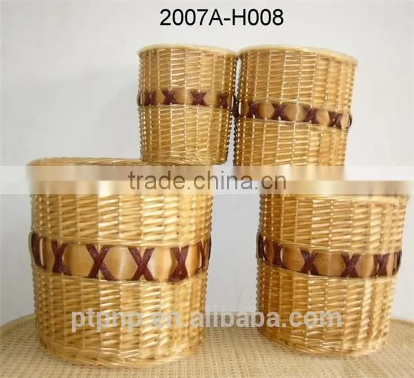 Hand-weaving Wicker Storage Basket Wicker Baskets photo-4