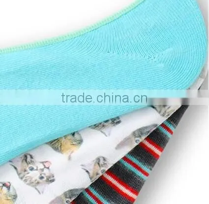 Wholesale Cheap Custom Girls No Heel Socks photo-3