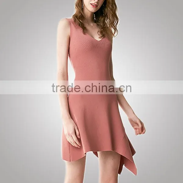 Slim Woman Customize Breathable Clothing Dress With Your Design photo-2