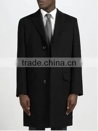 2014 Latest Style Formal Occasion Slim Fit Mens Cashmere Best Selling Men Coat photo-3