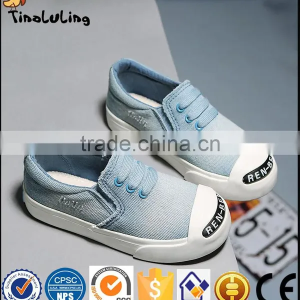 2017 Kids Shoes Cartoon Brand Shoe for Children Wholesale Canvas Denim Shoes photo-2