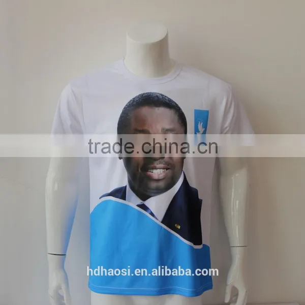 100% Polyester Customized Printed Cheapest Presidential Vote T-shirt 100g Promotional t Shirts Election T Shirts OEM photo-2