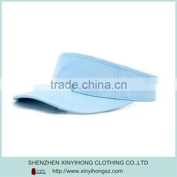 Wholesale High Quality 100% Cotton Contrast Color Golf Sports Visors for Lady photo-4