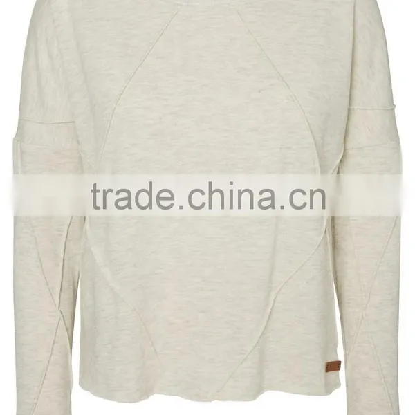 2016 Winter Wholesale Women Long Sleeved Sweat100% Cotton Plain Cheap Fleece Hoodie photo-3
