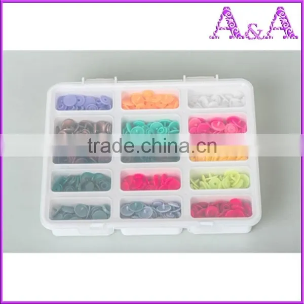 Wholesale Cheap 150 Sets T5 Plastic Snap Bulk Buttons Fastener photo-2