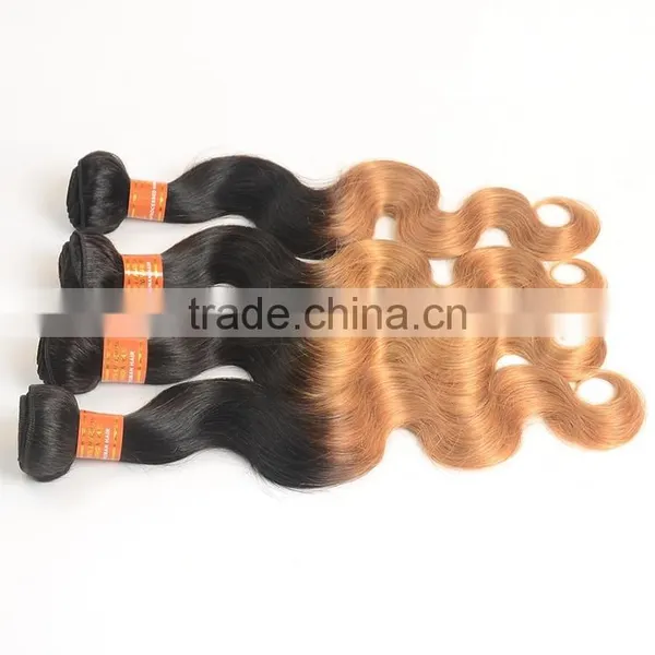 Best Selling Cheap Two Tone Body Wave Colored Brazilian Hair Weave For Sale photo-6
