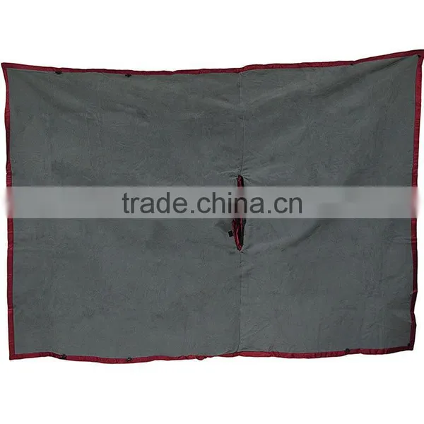 3 in 1 Rain Poncho Blanket Pillow Seat Cushion Travel Waterproof Outdoor Stadium Poncho Blanket photo-5