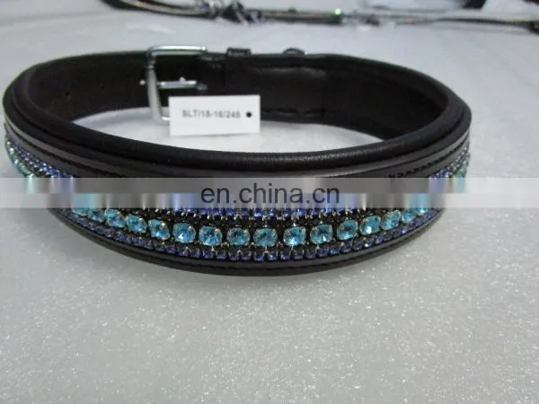dog collars with crystal bling clincher