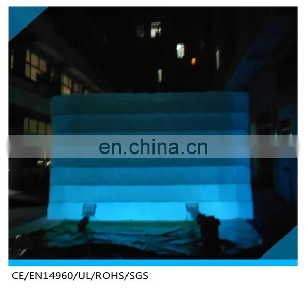 Inflatable Led Ice Cube Lighting Tent ,led Inflatable Photo Booth for Coffee Bar