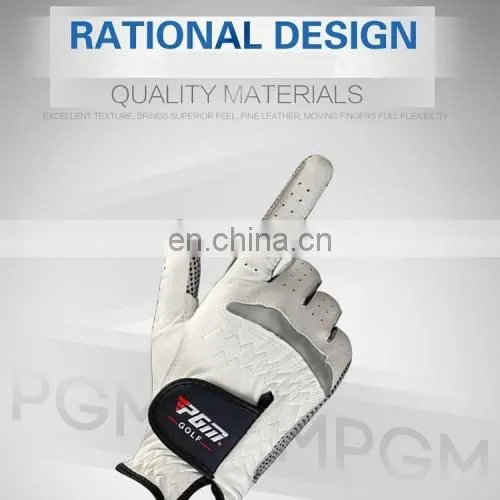 New Arrivals Left Hand Sheepskin Anti-slip Particle Golf Men Gloves, Size: 25# photo-5