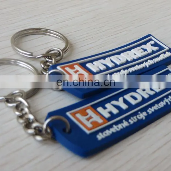 Rectangle Cheap Alphabet Letters Pvc Key Ring for Sale photo-5