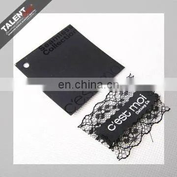 Customized Special Design Cotton Label Stitched Lace for Ladies Garment photo-2