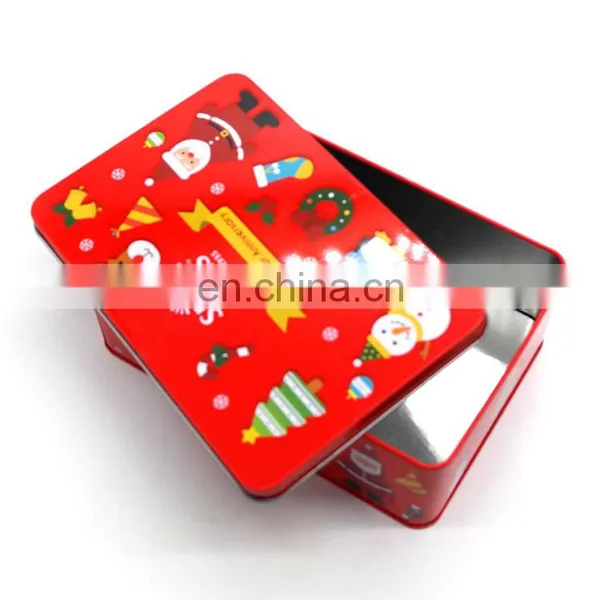 Wholesale Christmas Gift Tin Box Square Tin Can Metal Tin Case photo-4