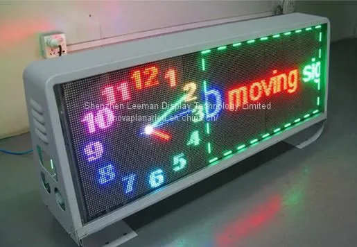 LED-топовый знак для такси, LED-дисплей для такси и автобуса