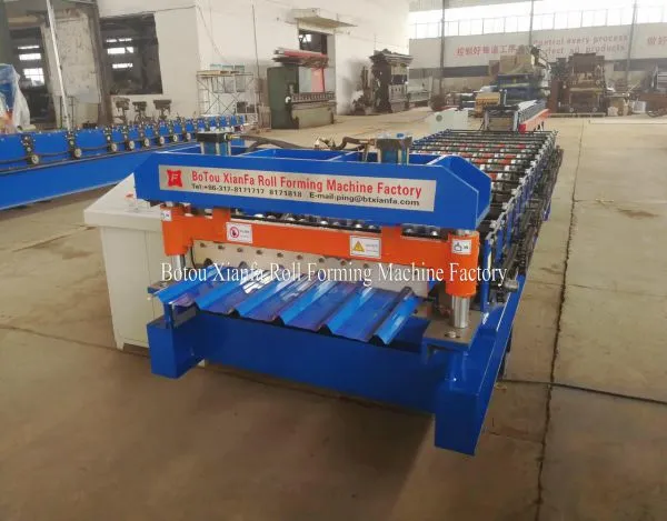 Aluminum Sheet Roll Forming Machine photo-2