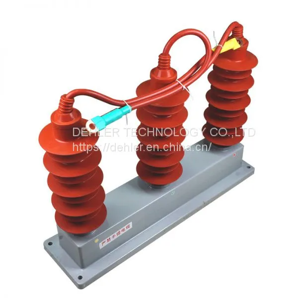 35kv Three-Phase Combined Arrester Overvoltage Protector Insulated Zinc Oxide Arrester photo-3