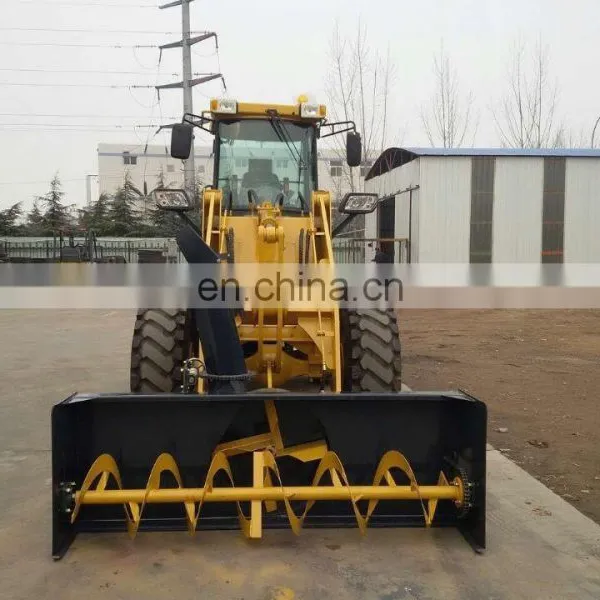 Snow Bucket 2Ton Wheel Loader Log Fork,V-snow Blade,4 in 1 Bucket photo-2