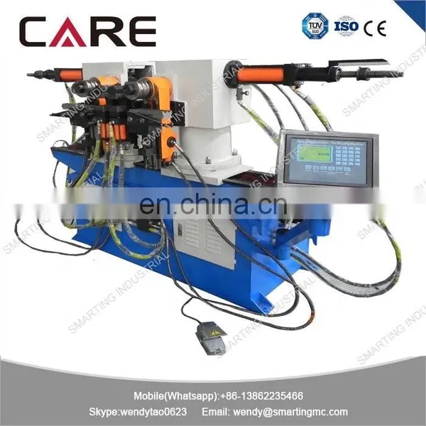 SW38A Double Head Hydraulic Pipe Bender Tube Bending Machine for Max Pipe 1.5" photo-2