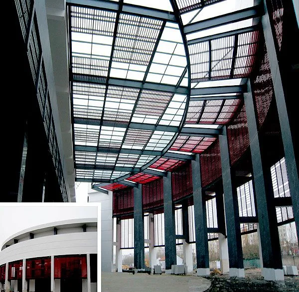 Blue Industrial Steel Structure  Stable Structure