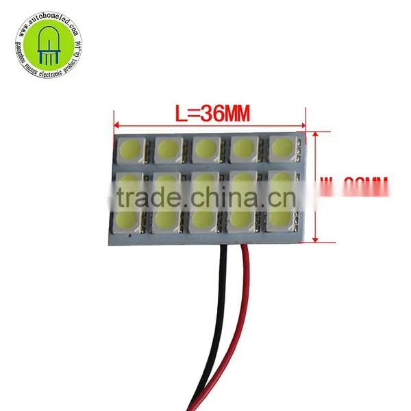 6smd 15smd 24smd 36smd 48smdRooflight LED Bulb Lamp for Car Interior With Ba9s Connector 5050 SMD photo-3