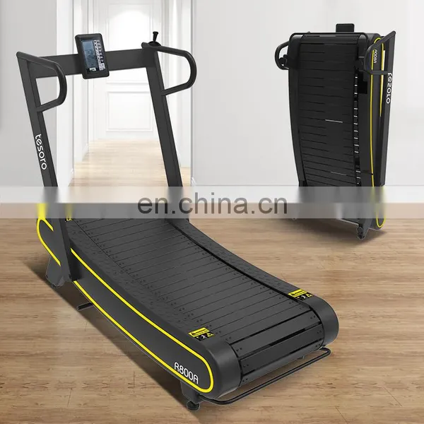 Curved Treadmill & Air Runner Low Price Treadmill for Gym and Home Use Foldable Curved Treadmill Running Machine for Exercise photo-3