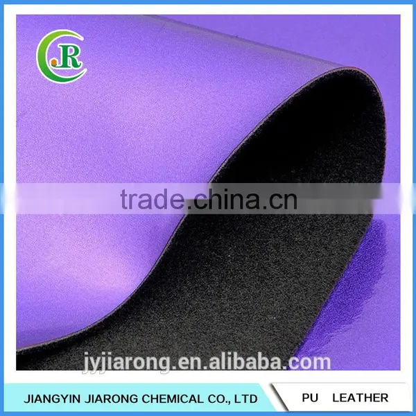 Metallic Patent Leather PU for Shoe and Bag photo-5