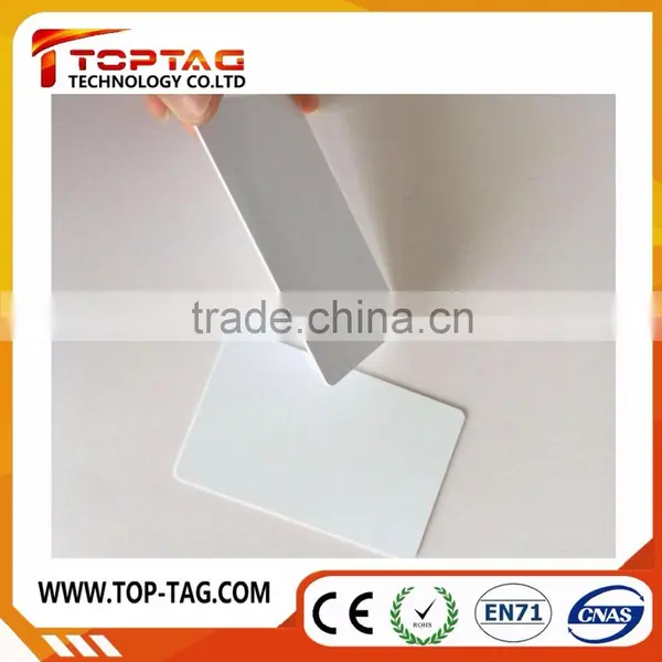0.76mm Thickness Blank Plastic Card , Blank Clear Plastic Cards photo-3