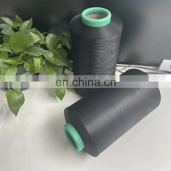 DTY 150D/48F BLACK HIM SD 100% Polyester Filament Yarn Polyester Dty Yarn photo-4