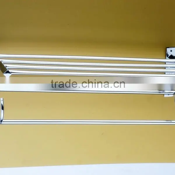 2015 Hot Sale Caitang Wesda Bathroom Accessories Metal Bathroom Hotel Towel Shelf