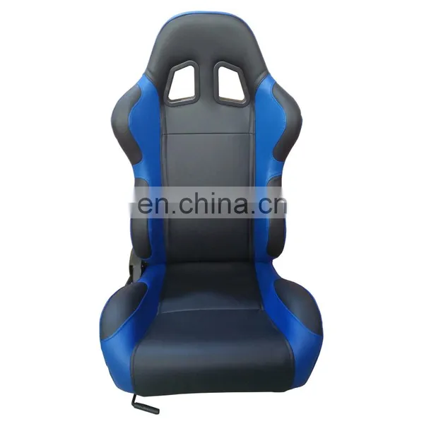 Jiabeir Black Grey PVC Leather Single Recliner and Single Slider Racing Car Seats Adjustable photo-5