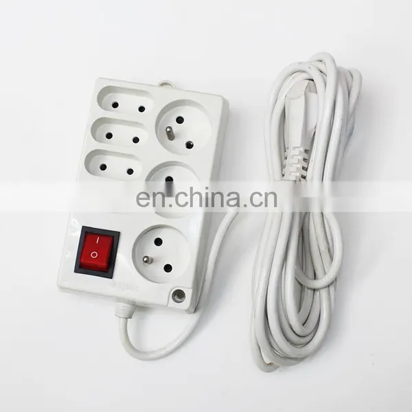 Hot Sell French 5way Ingelec Extension Socket With Switch photo-5