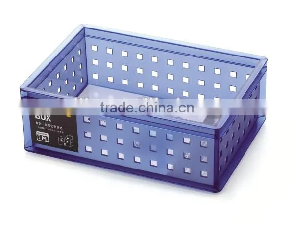 Multi-functional Table Plastic Stationery Storage Basket Storage Box photo-2