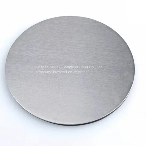 Stainless Steel S201 J1 J2 J3 S410 Sheet Metal Circle Cold Rolled Stainless Steel Ss Cookware Circle photo-2