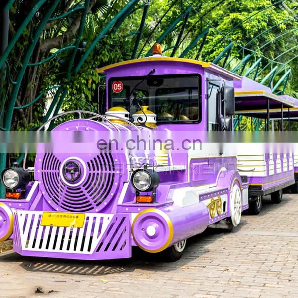 Factory Train Shopping Mall Center Indoor Outdoor Playground Amusement Park Trackless Train Rides photo-4