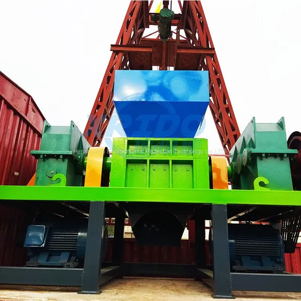 Double Shaft Shredder Machine for Plastic photo-4