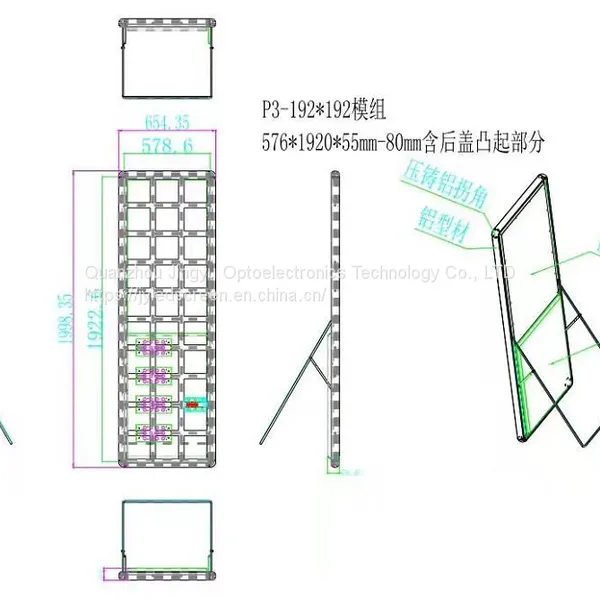 JINGYU PH3 RGB Внутренний плакатный светодиодный дисплей с привлекательным отображением