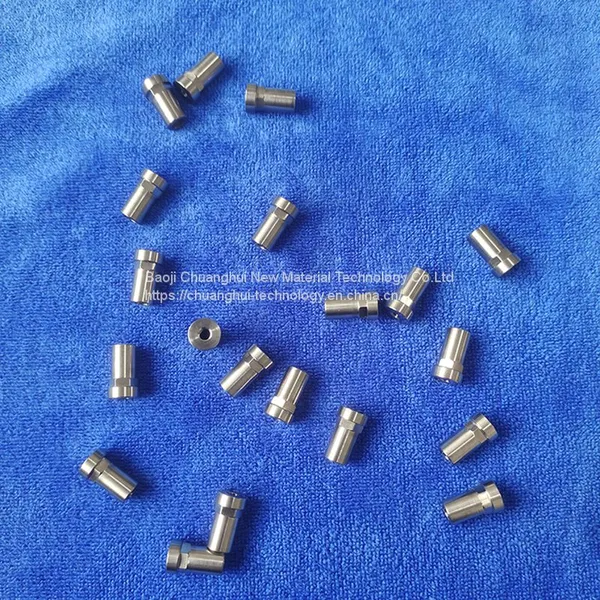 Chuanghui New Material Titanium Alloy Processing Titanium Circular Tube Lathe Processing CNC Processing High Precision Hardware and Mechanical Accessories photo-3