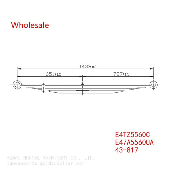 E4TZ5560C, E47A5560UA, 43-817 Light Duty Vehicle Rear Wheel Spring Arm Wholesale For Ford photo-2
