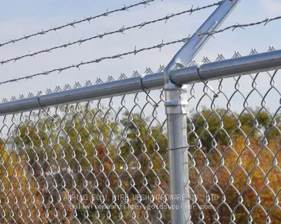 Wire Fencing/Chain Link Fence/ Diamond Outdoor Steel Wire Mesh Metal Fencing/BOLI MESH FENCE photo-3