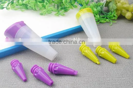 Silicone Chocolate Decorating Pen for Ice Cream Deco photo-4
