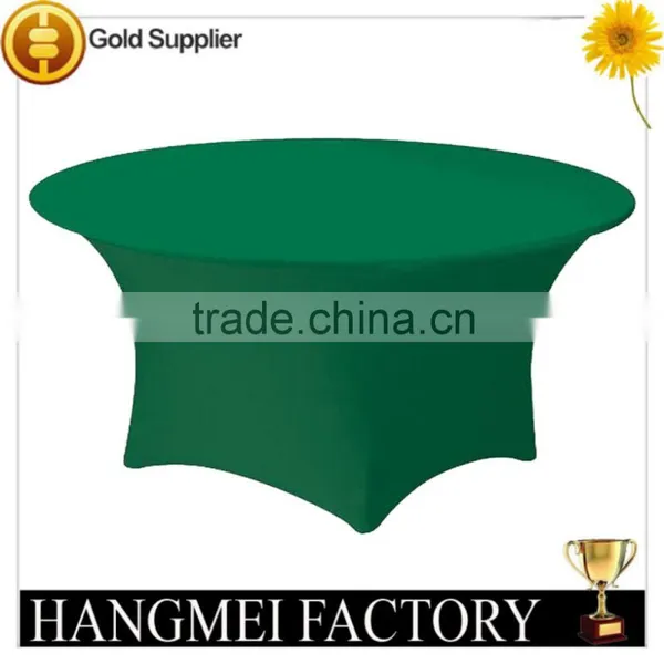 Spandex And Polyester Fabric Wholesale Stretch Table Cover HM-ZB53 photo-5
