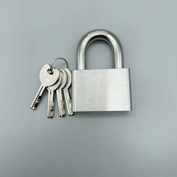30-60mm Waterproof Anti-rust Security 304 Stainless Steel Padlock photo-3