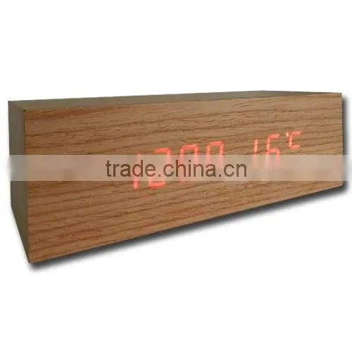 High Quality LED Multi Function Wooden Digital Clock photo-2