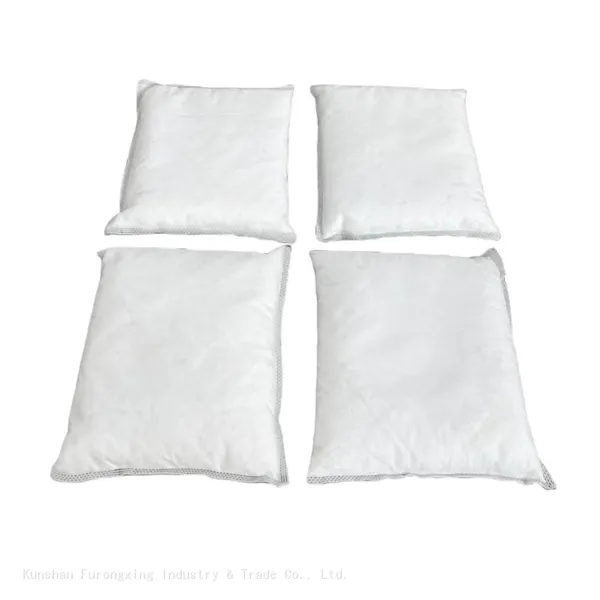 Oil Only Absorbent Pillow For Control Oil Leakage From Industrial Machines Polypropylene Meltblown White photo-3