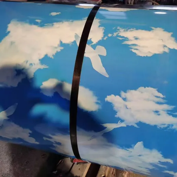 Customized Prepainted PVDF PE HDP Color Coated Gi Dx51d PPGI PPGL Pi PVDF Colored Hot Rolled Steel Coil