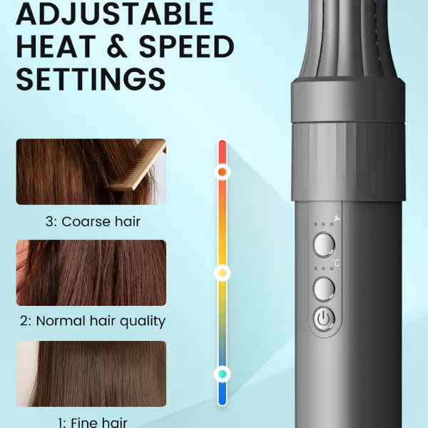 Hair Dryer 5-in-1 High Speed Hot Air Brush Set /Hair Dryer（Wechat:13510231336） photo-3