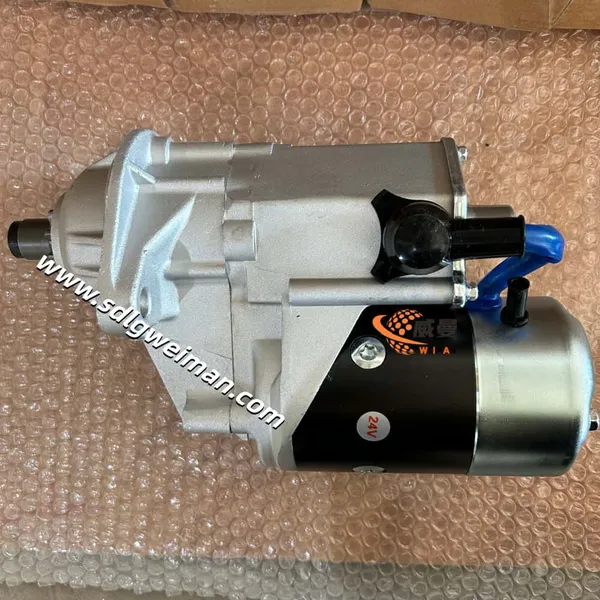 Hyundai Excavator Parts Genuine YUBP-02414(3863128) MOTOR-STARTING for R210LC7 photo-2