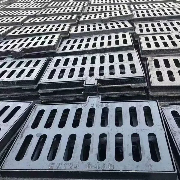 Certified Ductile Iron Jingdong Brand Black Customized Size Durable Manhole Cover for Highway Pedestrian Zones Storm Drain photo-5