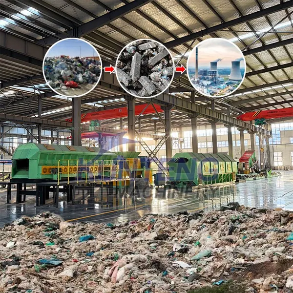 Plastic Waste Gasification Equipment Station That Generates Electricity From Waste Garbage Disposal Machine EPC